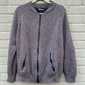 Barbour Becket Full Zip Wool Jacket Size XXL
